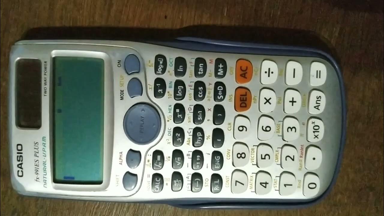 Calculate mod on Scientific calculator fx-991ES PLUS - YouTube