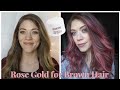 Overtone ROSE GOLD for Brown Hair Review and Demo