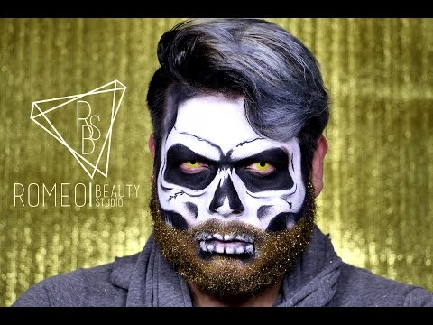 Glitter Beard Skull You