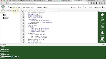 COBOL - Simple Program to Read & Write a File