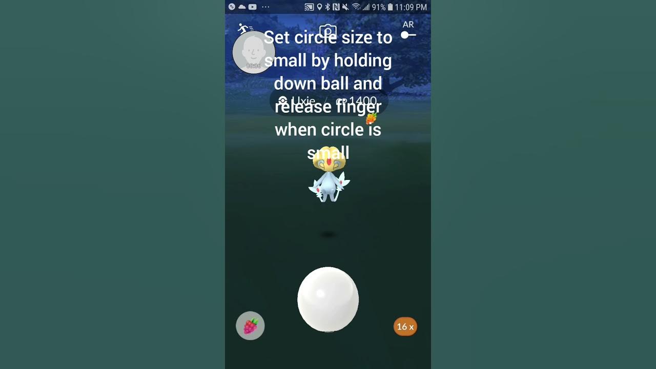 How to throw consistent excellent to catch uxie mesprit azelf Pokemon