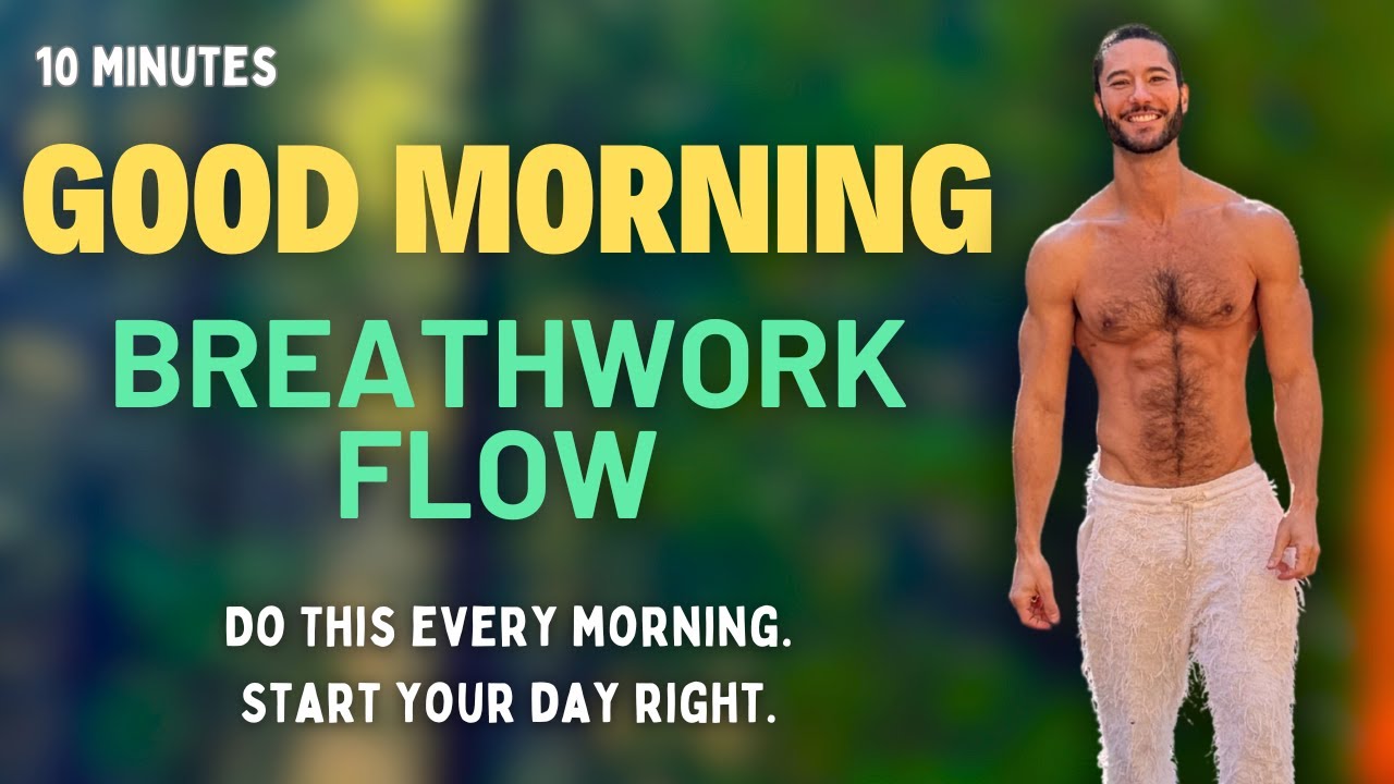 10 Minute Morning Breathwork Flow for Energy & Happiness - YouTube