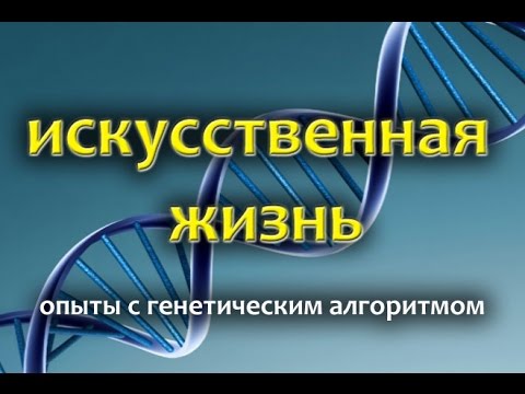 Видео: Искусственная жизнь. Генетический алгоритм. Мир №1