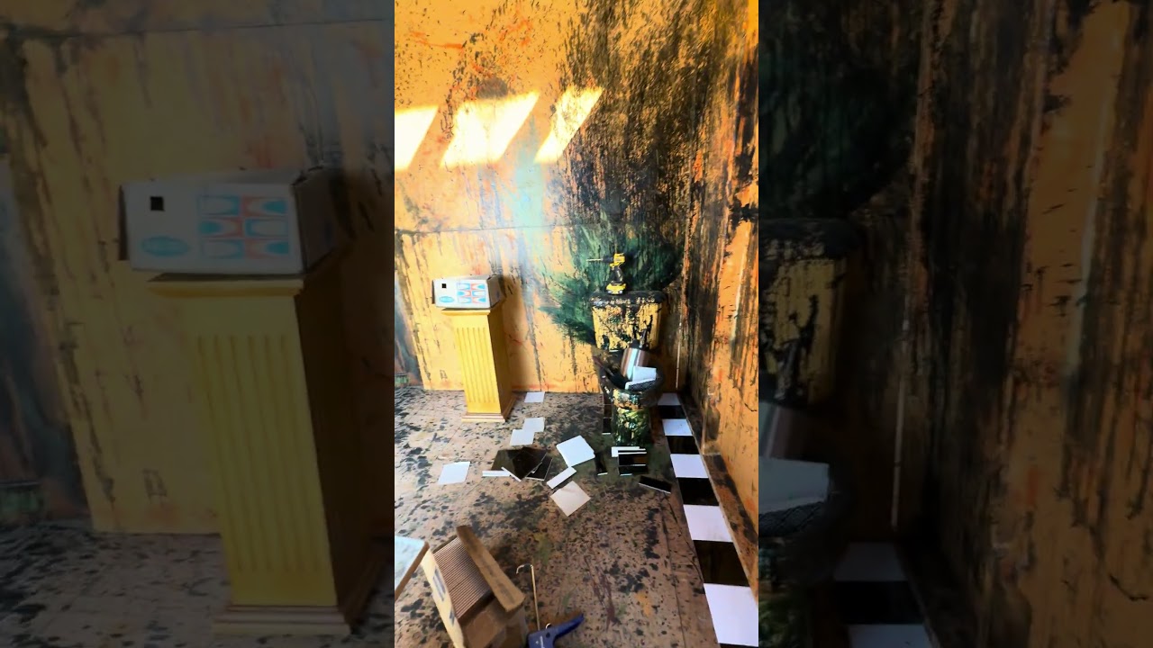 This is my favorite room of 2024! #halloweeen #funnyimages #subscribe #halloween #woodworking #funny