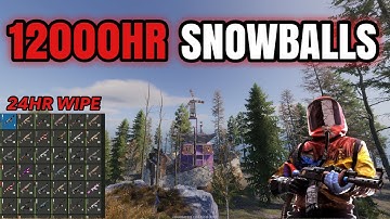 How a 12000 HOUR console PRO SNOWBALLS - RUST CONSOLE EDITION MOVIE