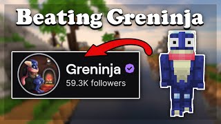 Beating Greninja in Minecraft Bedwars