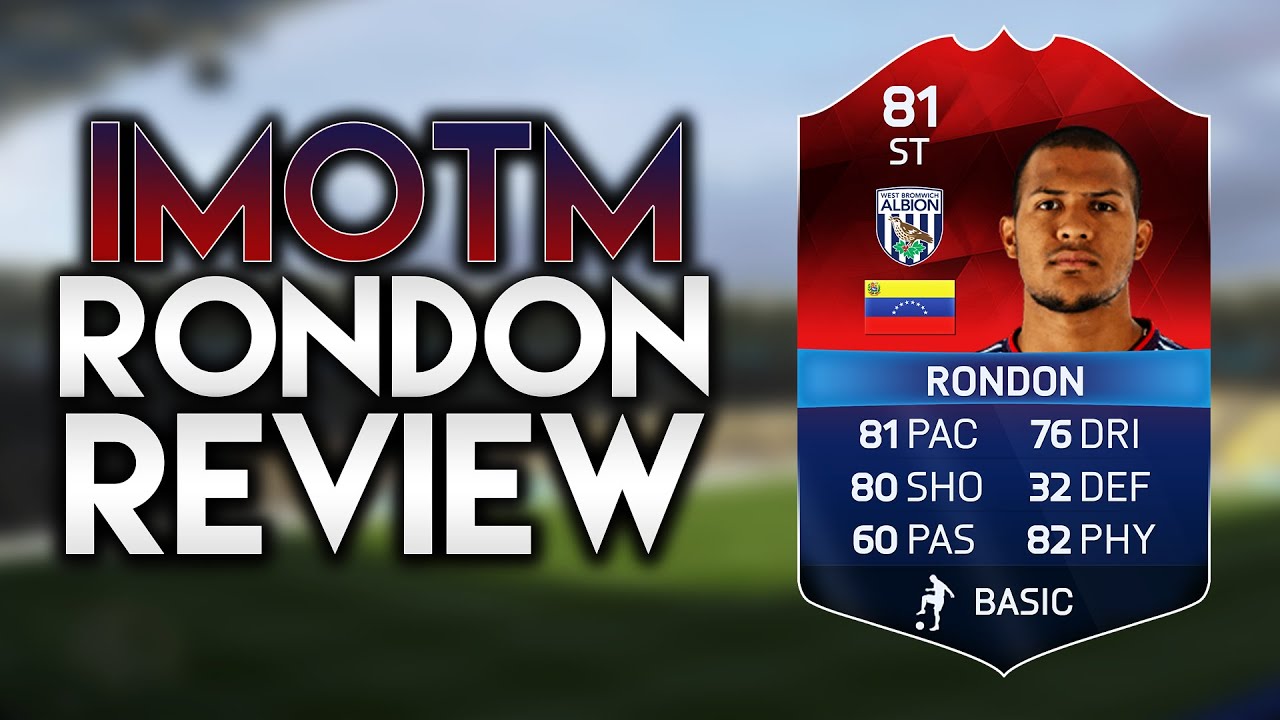 FIFA 16: iMOTM RONDON REVIEW 81 +INGAME STATS! FIFA 16 ULTIMATE TEAM!