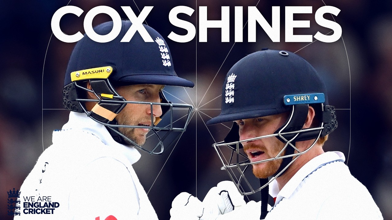 MAIDEN TEST 50! Jordan Cox 🆚 Pakistan
