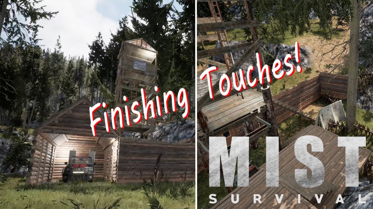 Mist survival - Build projects - Cliffside hideout pt7 - YouTube