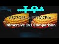 HKC GS27QES vs G27M7Pro — Immersive 1v1 Color Comparison  #monitor #gamingmonitor #4k #1440p