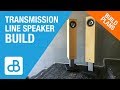 Building a transmission line speaker  by soundblab