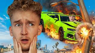GTA 5 PRZEZ MAPĘ ale  KAŻDA KOLIZJA = WYBUCH 🚗💥