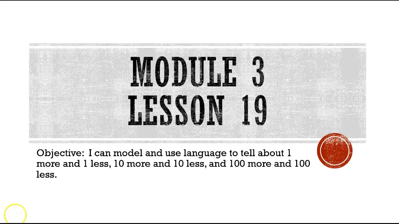 Grade 2 Module 3 Lesson 19 - YouTube