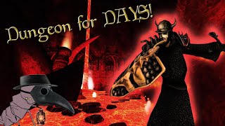 Exploring the Caldera Priory horror dungeon mod for Morrowind