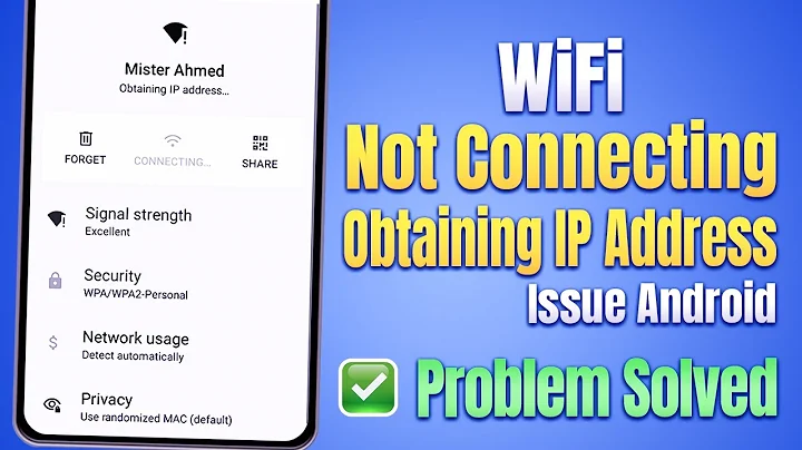 WiFi Obtaining IP Address Problem Solve on Android? Try This Easy Fix!