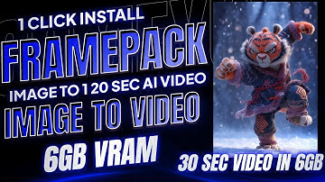 FramePack AI Tutorial: Image to 120 sec AI Videos in 6GB! Gradio + ComfyUI Compare fp8 vs bf16 model