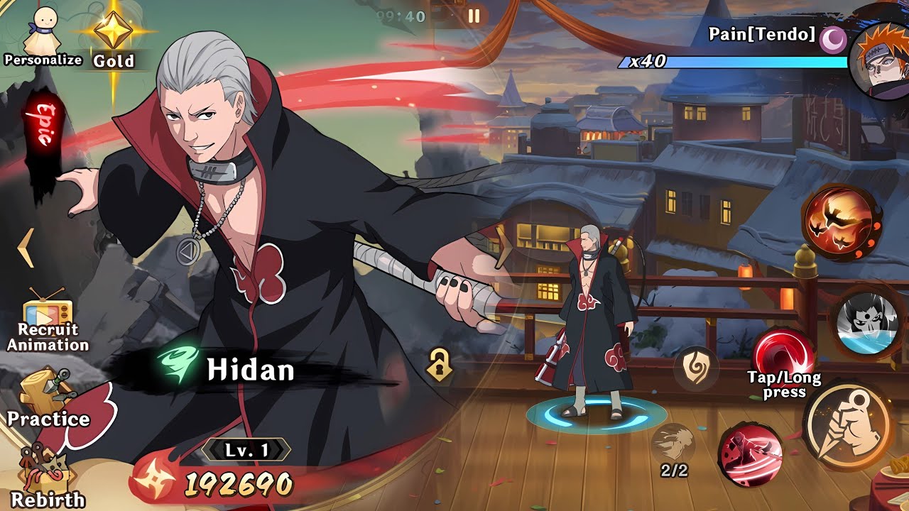 Gameplay Hidan in Arena PVP - Ninja Blade Dynasty