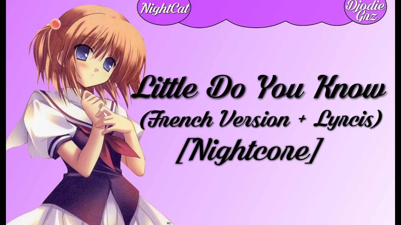 Little Do You Know Nightcore Roblox Id