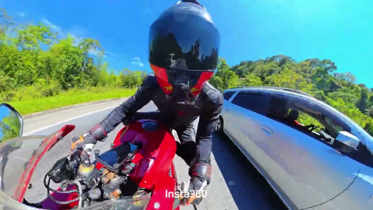 CBR 600RR - TREINO POSICIONAMENTO E CURVA - CIRCUITO 040 - INSTA360 X5