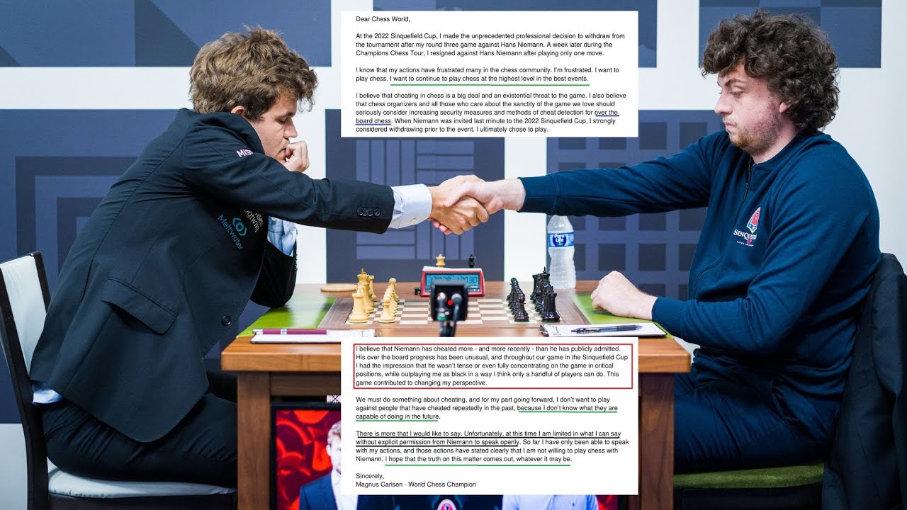 Why Magnus Carlsen resigned after first move against Hans Niemann