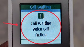 How To Active Call waiting || Turn On in Samsung Guru GT E1200Y