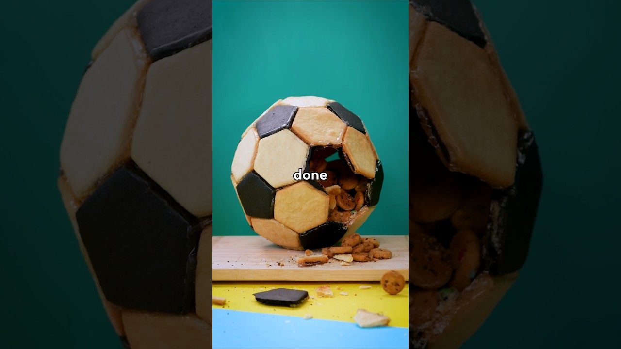 Making a WORLD CUP ball out of COOKIES?! ⚽