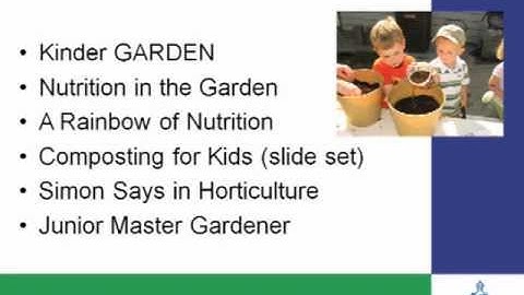 Garden-based Learning: National Resources
