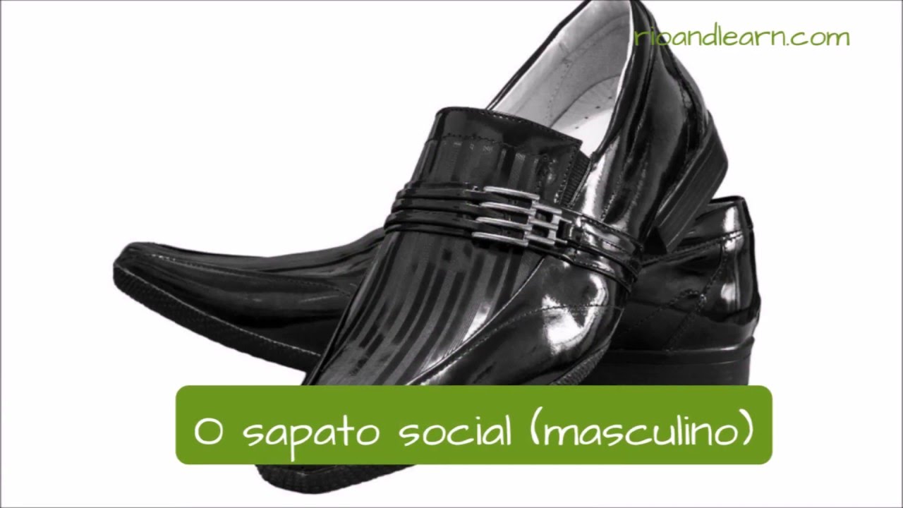 Types of shoes in Portuguese A Dica do Dia YouTube