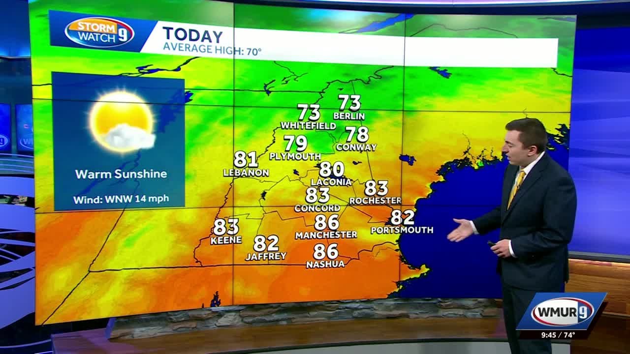 Video: Warm weather continues; thunderstorms possible midweek - YouTube