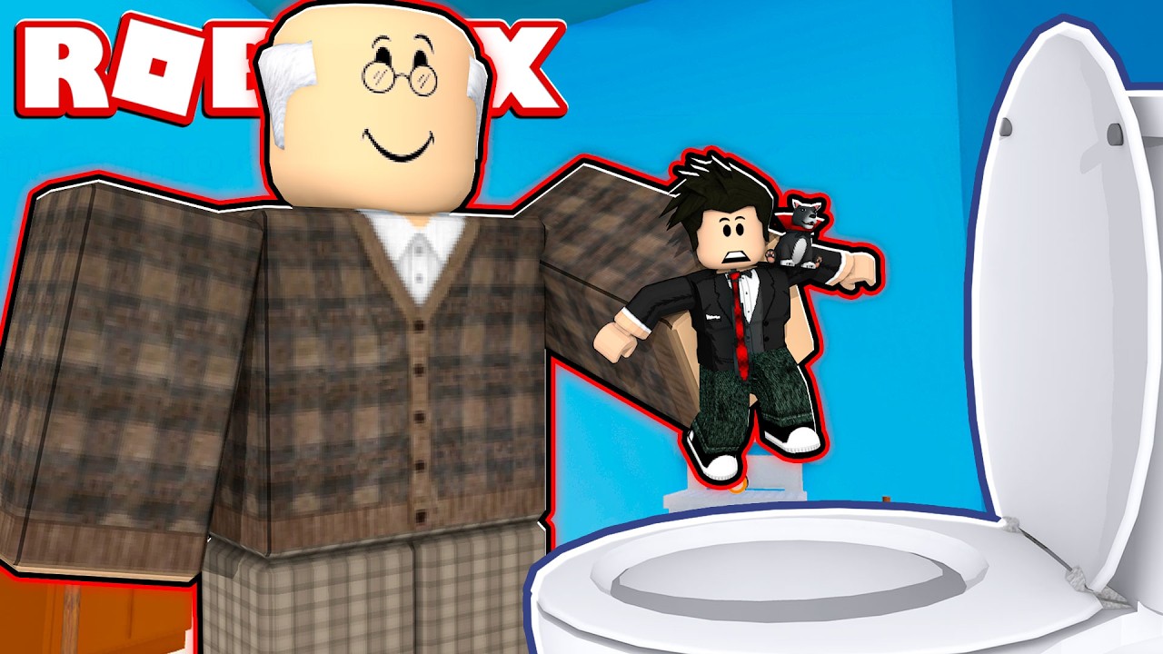 LOKIS COM O VOVÔ GIGANTE | Roblox - Be Tiny And Rob Grandpa