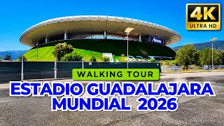 Andador al Estadio Mundialista de Guadalajara en remodelación | ¿Se podrá llegar caminando 🇲🇽 4K