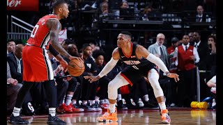 Russell Westbrook Vs Damian Lillard - All 1 On 1 Plays 2019-20 Nba Season