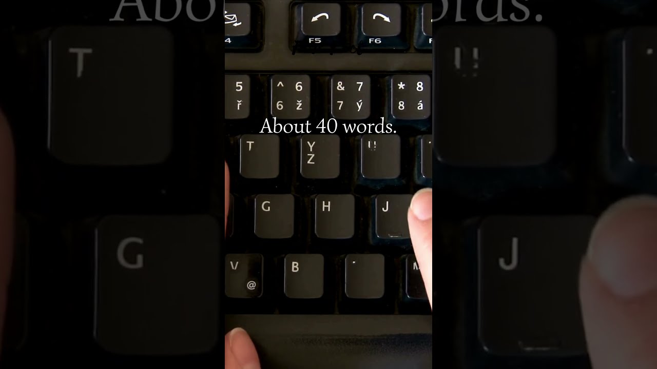 How Many Words Can The Average Person Type In A Minute Fun Fact YouTube How Many Words Can The Average Person Type In A Minute Fun Fact YouTube