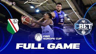 Legia Warszawa v Jonava CBet | Full Basketball Game | FIBA Europe Cup 2023