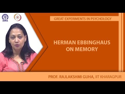 Video: Ce metodă a folosit Hermann Ebbinghaus?