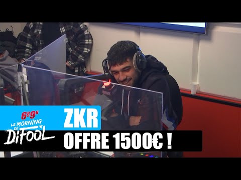 Youtube: Zkr offre 1500€ à un auditeur ! #MorningDeDifool