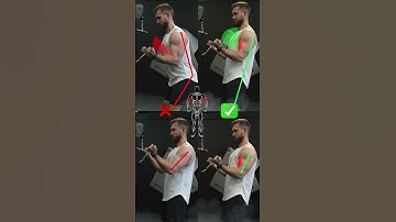Cable Biceps Curl mistakes! Here is a video showing the wrong way vs the right way of performing.