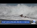 Heroic CA teen lifeguard who saved child recognized by Trump at White House