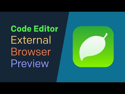 Code Editor: External Browser Preview