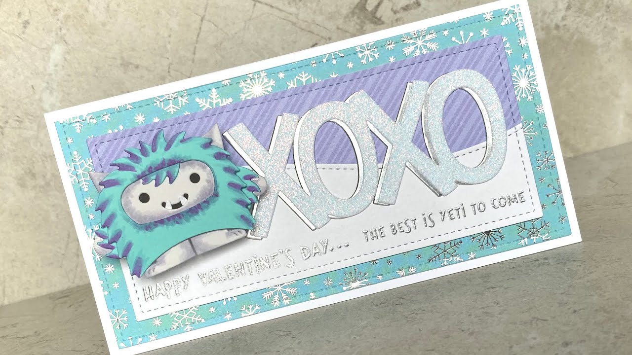 Altering die cuts to create a card with Kara - YouTube