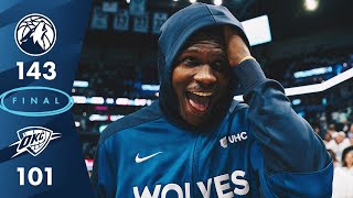 Minnesota Timberwolves Defeat Oklahoma City Thunder in Game 3 Of WCF, 143-101 | 05.24.25