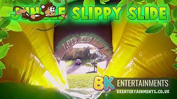 INFLATABLE JUNGLE OBSTACLE COURSE!! - BK Entertainments