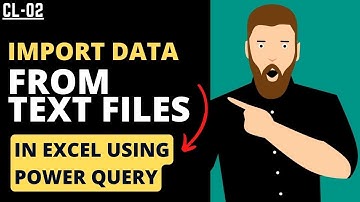 Import Data from Text Files in Excel using Power Query