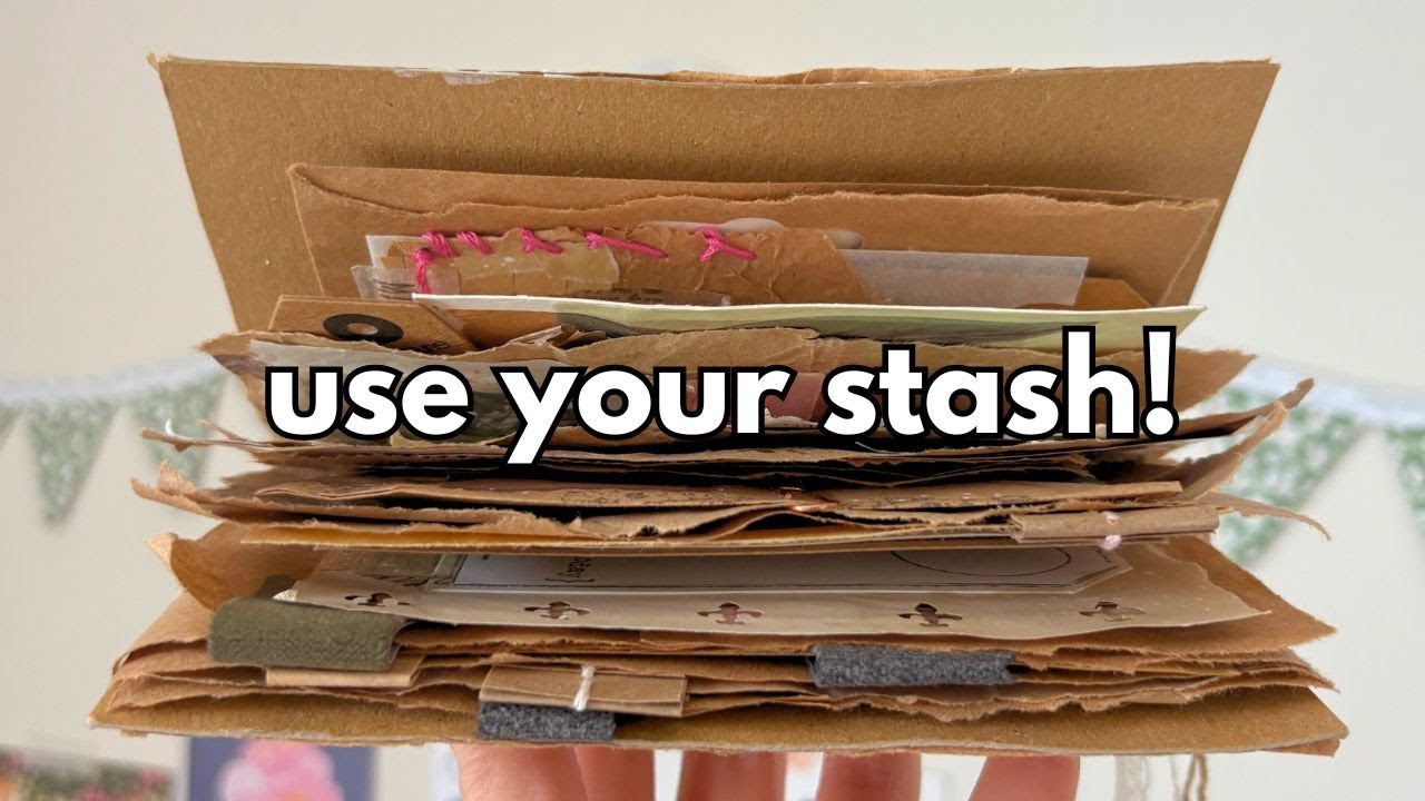 3 simple ways to use scrap papers in a junk journal