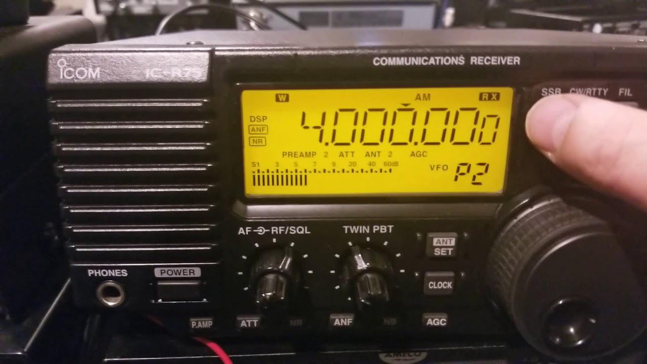 Icom R75 Mods ICOM RC-R75 With Kiwa Upgrades 2nd Video - YouTube
