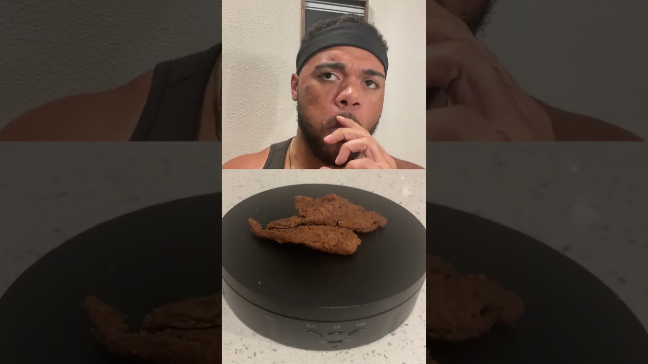 Trying Beyond Meat jerky 