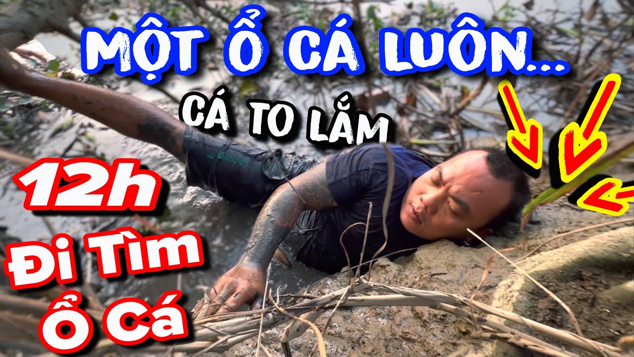 Thánh Xàm dành cả ngày để đi tìm hang ổ của loài cá và thành quả cuối cùng không phụ lòng