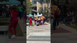 Medical Staff @ UCI medical Center, Orange, California protesting recent layoffs.