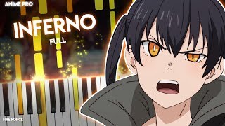 [FULL]Inferno - Enen no Shouboutai/Fire Force OP | Mrs.GREEN APPLE (piano) chords