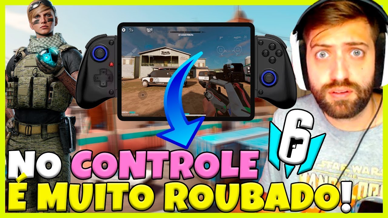 🔥 RAINBOW SIX: MOBILE no CONTROLE É ROUBADO? COMO MAPEAR O CONTROLE?